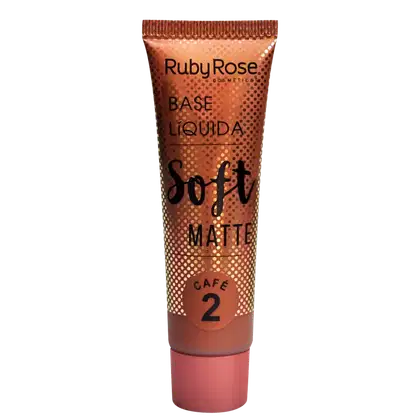 Imagem do produto Ruby Rose Soft Matte 02 Café - Base Líquida 29ml 