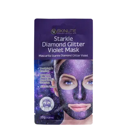Imagem do produto Skinlite Starkle de Diamante com Glitter Violeta - Máscara Facial 10g 