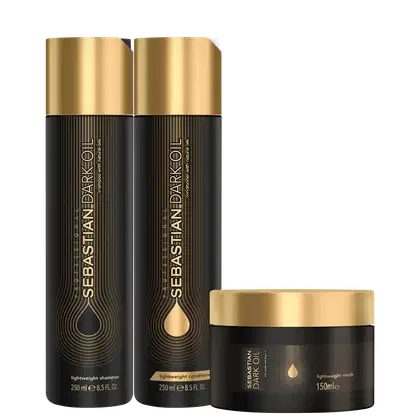 Imagem do produto Kit Sebastian Professional Dark Oil Home Care Trio (3 Produtos)