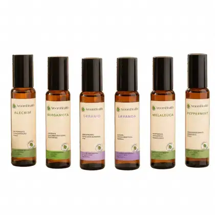 Imagem do produto Kit 6 blends de óleos essenciais em roll-on 10 ml cada - Fórmula exclusiva