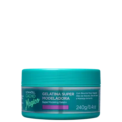Imagem do produto Lowell Cacho Mágico Super Modeladora - Gelatina Ativadora de Cachos 240g