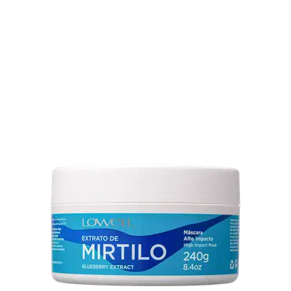 Imagem do produto Lowell Extrato de Mirtilo Alto Impacto - Máscara Capilar 240g