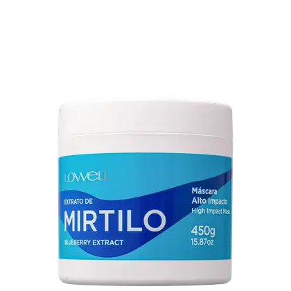Imagem do produto Lowell Extrato de Mirtilo Alto Impacto - Máscara Capilar 450g