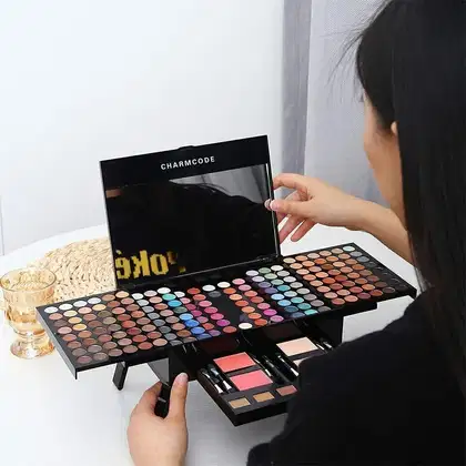 Imagem do produto Kit Paleta de Maquiagem 190 Cores Completo 190 Cores