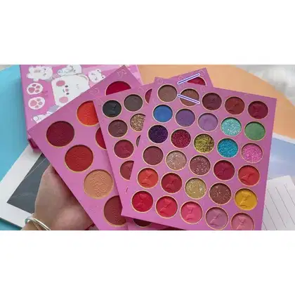 Imagem do produto Paleta de Sombras com 19 Cores Vibrantes e Multicoloridas MultiColor