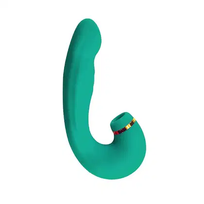 Imagem do produto Vibrador de Ponto G e Clitóris Air Pulse 2 com Dedilhar Tapping no Meio - Azul Claro