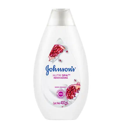 Imagem do produto Johnson's Nutri Spa Renovadora Romã - Loção Hidratante Corporal 400ml