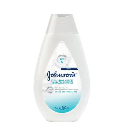 Imagem do produto Johnson's Daily Balance Hidratação Intensa - Loção Hidratante Corporal 200ml