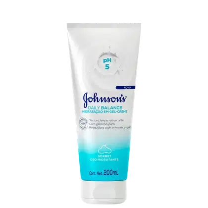 Imagem do produto Johnson's Daily Balance Hidratação em Gel-Creme Sorbet - Hidratante Corporal 200ml