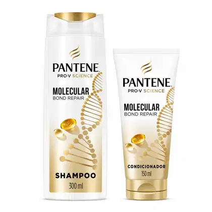 Imagem do produto Kit Pantene Molecular Bond Repair Shampoo 300 mL e Condicionador 150 mL