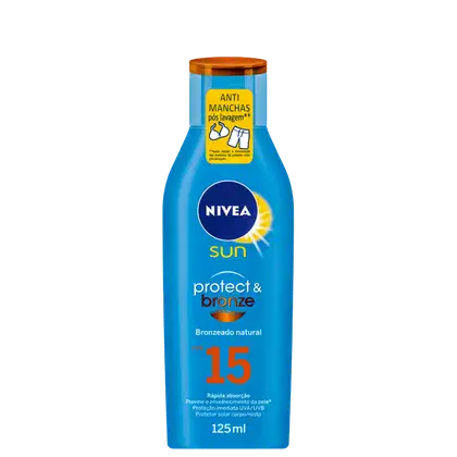 Imagem do produto NIVEA SUN Protect & Bronze FPS 15 - Protetor Solar 125ml