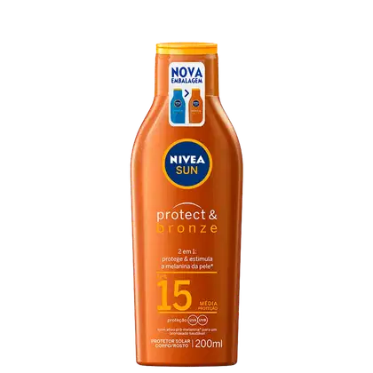 Imagem do produto NIVEA SUN Protect & Bronze FPS15 - Protetor Solar 200ml