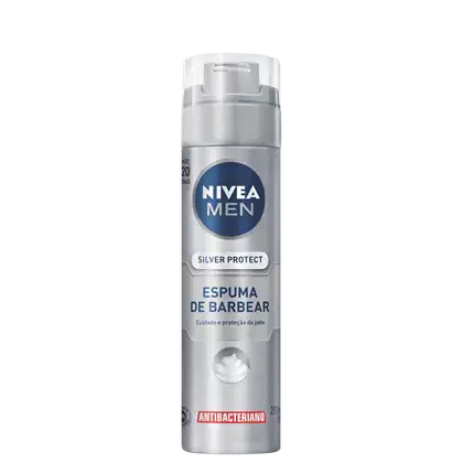 Imagem do produto NIVEA MEN Silver Protect - Espuma de Barbear 200ml