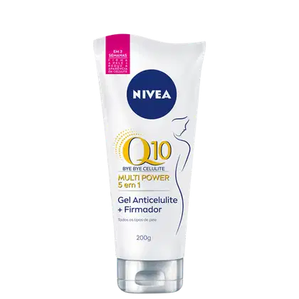 A imagem mostra o Gel Firmador Corporal Bye Bye Celulite da marca NIVEA.