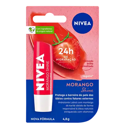 Imagem do produto NIVEA Morango Shine - Hidratante Labial 4,8g