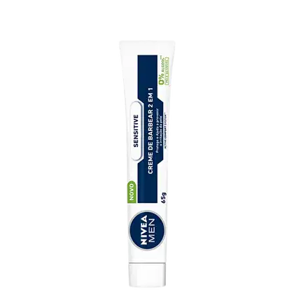 Imagem do produto NIVEA MEN Sensitive 2 em 1 - Creme de Barbear 65g