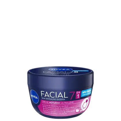 Imagem do produto NIVEA  7 em 1 - Creme Facial Noturno Ultraleve 100g