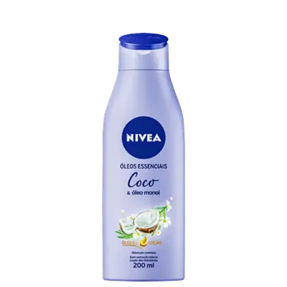 Imagem do produto NIVEA Óleos Essenciais Coco & Óleo Monoi - Loção Hidratante Corporal 200ml