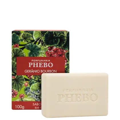 Imagem do produto Phebo Mediterrâneo Gerânio Bourbon - Sabonete em Barra 100g