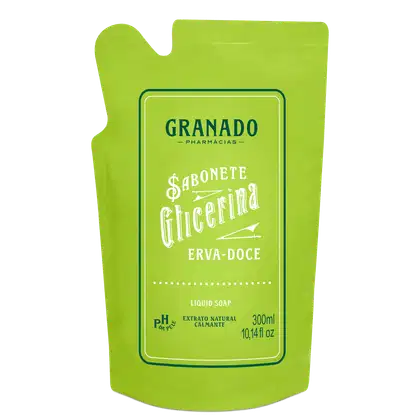 Imagem do produto Granado Glicerina Erva-doce Refil - Sabonete Líquido 300ml