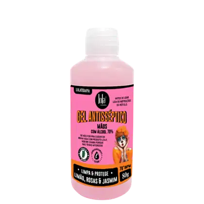 Imagem do produto Lola Cosmetics Rosas e Jasmim Álcool Gel 70% - Gel Antisséptico 80g