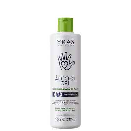 Imagem do produto Ykas Hidratante Álcool Gel 70% - Gel Antisséptico 90g