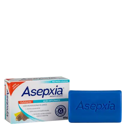 Imagem do produto Asepxia Ação Anticravos - Sabonete Esfoliante 80g
