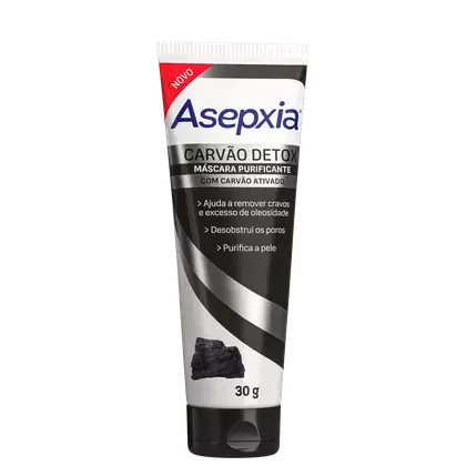 Imagem do produto Asepxia Peel Off Carvão Detox - Máscara Facial 30g