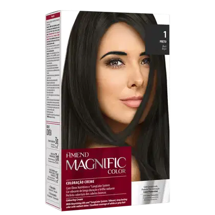 Imagem do produto Amend Magnific Color 1 Preto - Coloração 200g