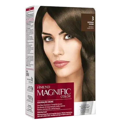 Imagem do produto Amend Magnific Color 3 Castanho Escuro - Coloração 200g
