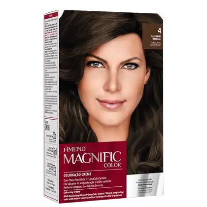 Imagem do produto Amend Magnific Color 4 Castanho Natural - Coloração 200g