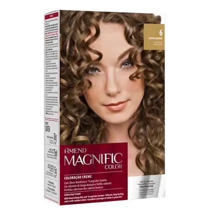Imagem do produto Amend Magnific Color 6 Louro Escuro - Coloração 200g