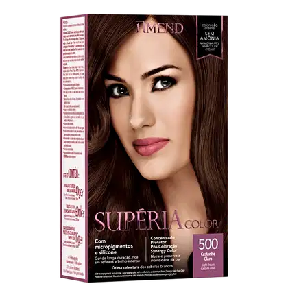 Imagem do produto Amend Supéria Color 500 Castanho Claro - Tonalizante