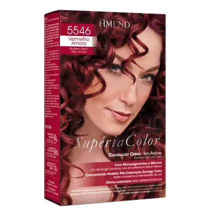 Imagem do produto Amend Supéria Color 5546 Vermelho Amora - Tonalizante