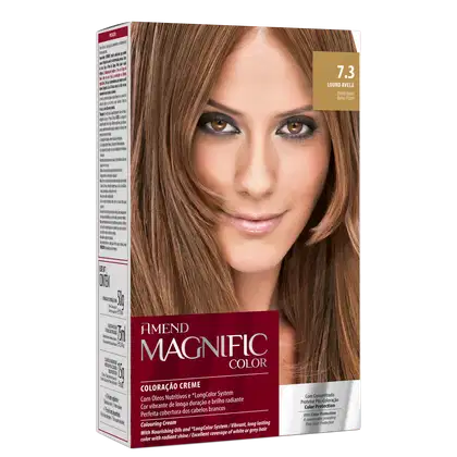 Imagem do produto Amend Magnific Color 7.3 Louro Avelã - Coloração 200g