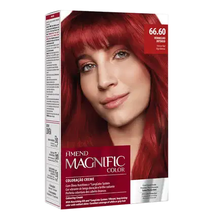 Imagem do produto Amend Magnific Color 66.60 Vermelho Intenso - Coloração 200g
