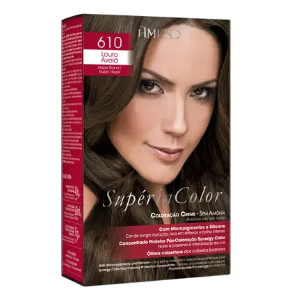 Imagem do produto Amend Supéria Color 610 Louro Avelã - Tonalizante