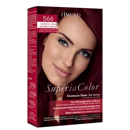 Imagem do produto Amend Supéria Color 566 Castanho Claro - Tonalizante