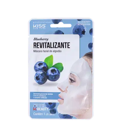 Imagem do produto Kiss New York Blueberry Revitalizante - Máscara Facial 20ml