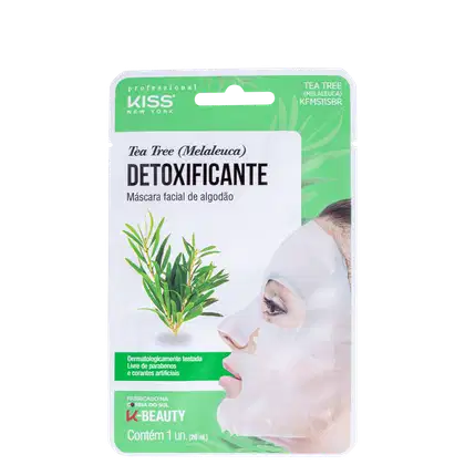 Imagem do produto Kiss New York Tea Tree Detoxificante - Máscara Facial 20ml