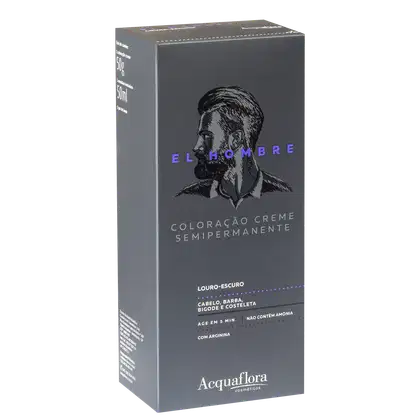 Imagem do produto Acquaflora El Hombre Louro Escuro - Tonalizante 50g