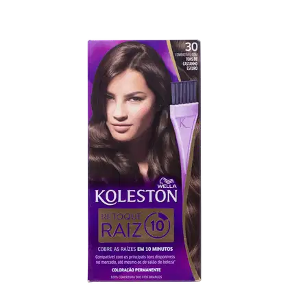 Imagem do produto Koleston Retoque Raiz 30 Castanho Escuro - Coloração
