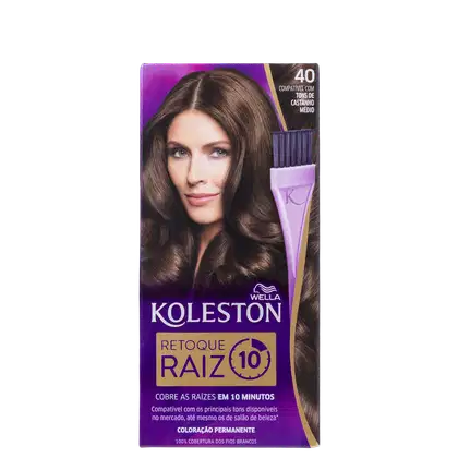 Imagem do produto Koleston Retoque Raiz 40 Castanho Médio - Coloração 
