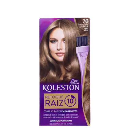 Imagem do produto Koleston Retoque Raiz 70 Louro Médio - Coloração
