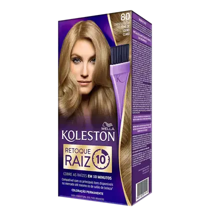 Imagem do produto Koleston Retoque Raiz 80 Louro Claro - Coloração 