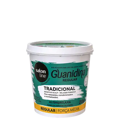 Imagem do produto Salon Line Guanidina Tradicional Regular - Base Relaxante 218g