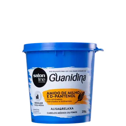 Imagem do produto Salon Line Guanidina Amido de Milho e D-Pantenol Regular - Base Relaxante 218g