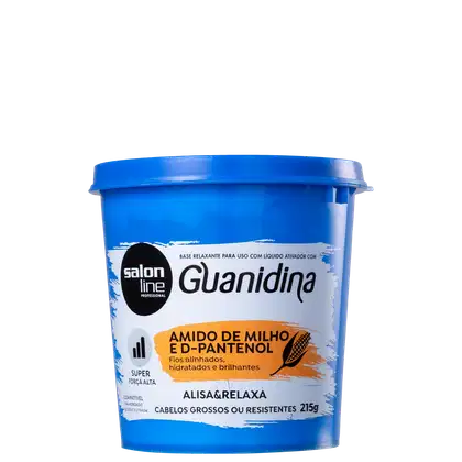 Imagem do produto Salon Line Guanidina Amido de Milho e D-Pantenol Super - Base Relaxante 215g