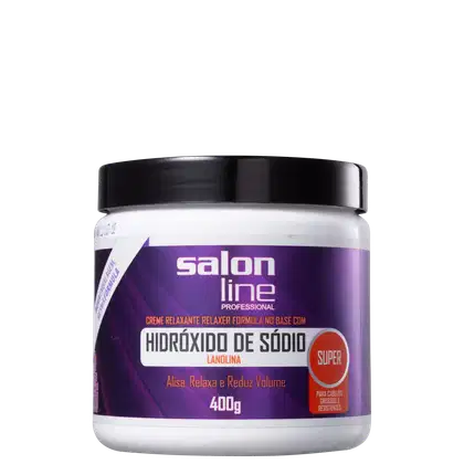 Imagem do produto Salon Line Hidróxido de Sódio Lanolina Super - Creme Relaxante 400g