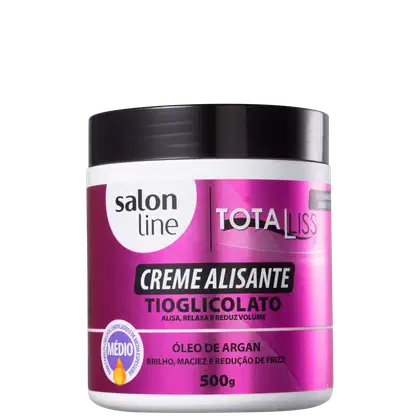 Imagem do produto Salon Line Argan Oil Médio - Creme Alisante 500g